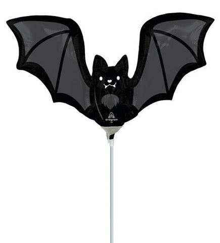 Airfill Only Mini Shape Glow Batty Bat Foil Balloon