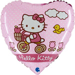 18" Hello Kitty Bike Foil Balloon