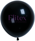Elitex 18" Black Latex Balloons 10ct