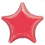 18" Star Foil Balloons -Flat (Choose your Color)