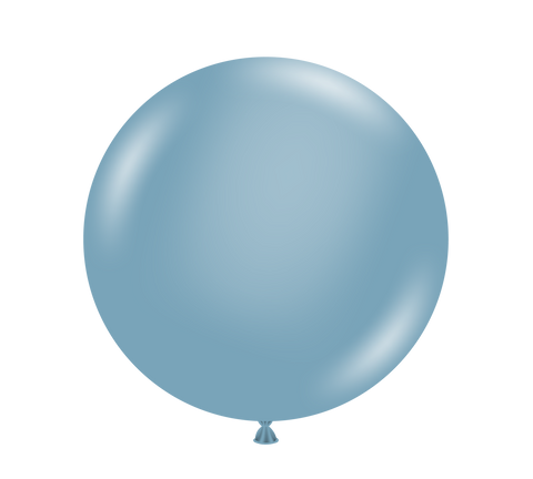 Tuftex 17in Blue Slate  Latex Balloon 25ct