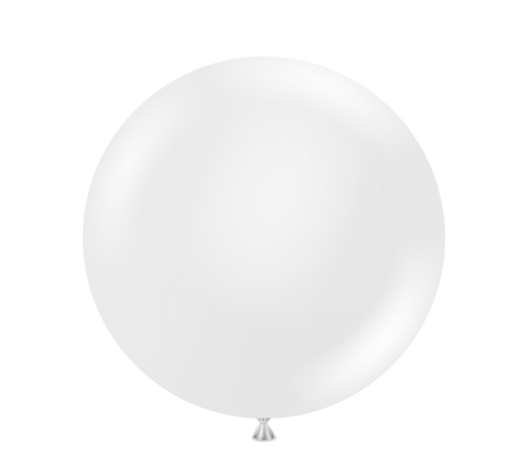 Tuftex 24in Crystal Clear Latex Balloon 25ct