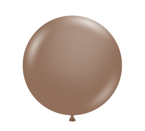 Tuftex 24in Cocoa  Latex Balloon  25ct