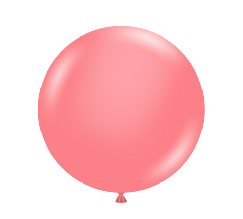 Tuftex 24in Coral Latex Balloon 25ct