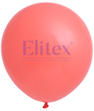 Elitex 12" Pastel Coral Latex Balloon 50ct Elitex