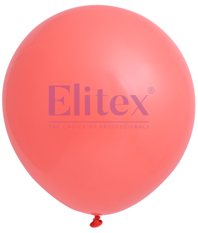 Elitex 12" Pastel Coral Latex Balloon 50ct Elitex