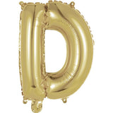 14" Letter White Gold Foil - Single Package Balloon Exchange