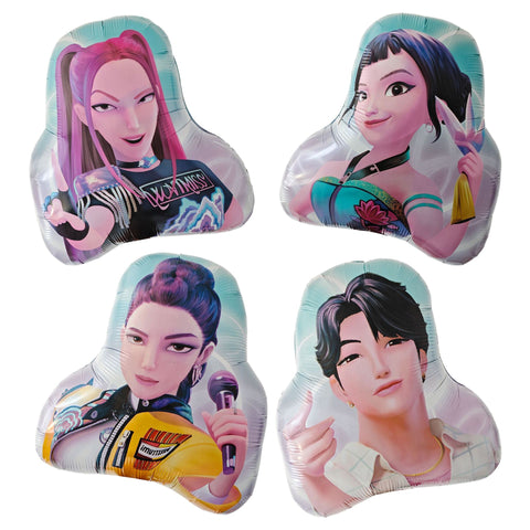 22" KPop Demon Hunter Foil Balloon 2pcs, Double Sided - A. L. Party Balloons