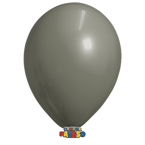Globos Payaso 5in Balloon Decorator Gray 100ct