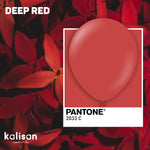 Kalisan Latex Standard Deep Red - 5", 100 Pieces