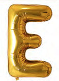 40in Foil Letter Balloons Gold, from A to Z Single Pack