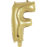 14" Letter White Gold Foil - Single Package Balloon Exchange