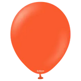 Kalisan Latex Standard Flame Orange - 5", 100 Pieces