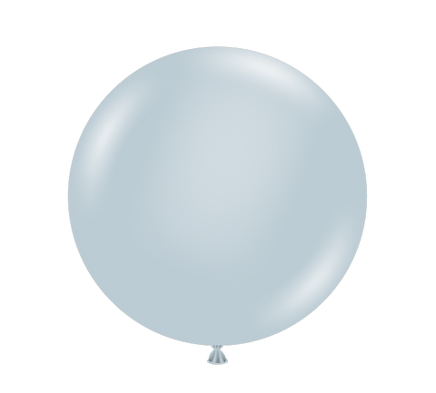 Tuftex 17in Fog Latex Balloon 25ct