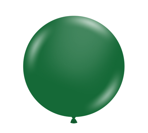 Tuftex 17in Pearlized Forest Green 25 Latex Balloon 25ct