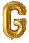 40in Foil Letter Balloons Gold, from A to Z Single Pack