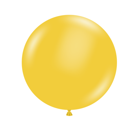Tuftex 24in Goldenrod Latex Balloon  25ct