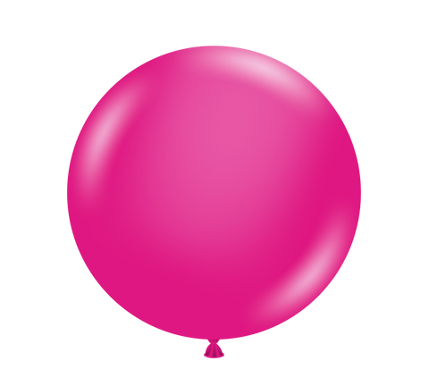 Tuftex 17in Hot Pink Latex Balloon  25ct