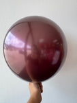 Kalisan Latex Mirror Burgundy - 12", 50 Pieces