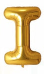 40in Foil Letter Balloons Gold, from A to Z Single Pack