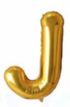 40in Foil Letter Balloons Gold, from A to Z Single Pack