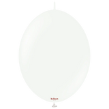 Kalisan K-Link Latex Balloon, Standard White, 50ct 6 and 12 inches