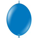 Kalisan K-Link Latex Balloon, Standard Blue, 50ct 6 and 12 inches