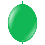 Kalisan K-Link Latex Balloon, Standard Green, 50ct 6 and 12 inches