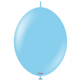 Kalisan K-Link Latex Balloon, Standard Baby Blue, 50ct 6 and 12 inches
