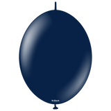 Kalisan K-Link Latex Balloon, Standard Navy, 50ct 6 and 12 inches
