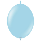 Kalisan K-Link Latex Balloon, Macaron Blue, 50ct 6 and 12 inches