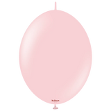 Kalisan K-Link Latex Balloon, Macaron Pink, 50ct 6 and 12 inches