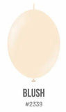 Kalisan K-Link Latex Balloon, Standard Blush, 50ct 6 and 12 inches Kalisan