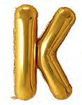 40in Foil Letter Balloons Gold, from A to Z Single Pack