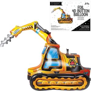 28" DRILL EXCAVATOR 4D BUTTON AIR INFLATE