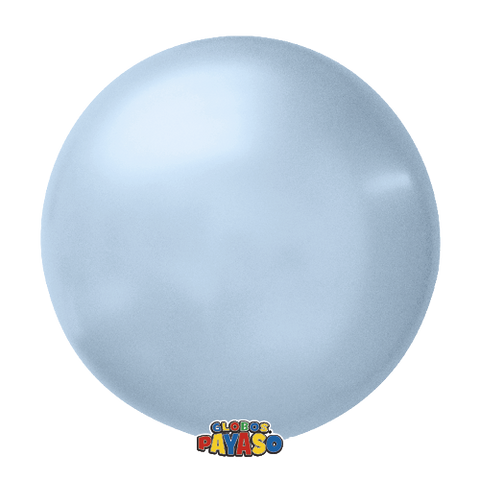 Globos Payaso 36in Balloon Pastel Light Blue 3ct