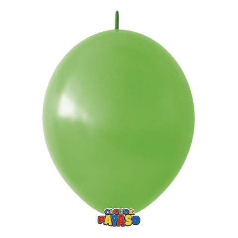 Globos Payaso Linking 12in Balloon Decorator Lime Green 50ct