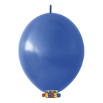 Globos Payaso Linking 12in Balloon Decorator Royal Blue 50ct