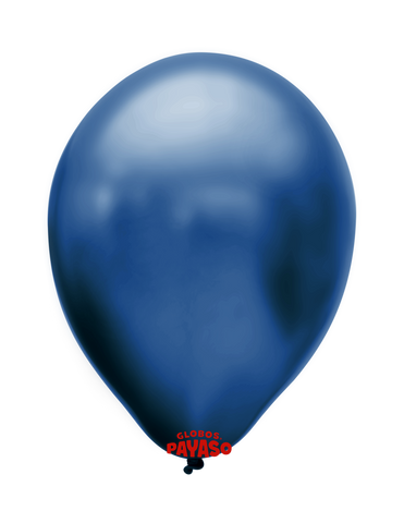 Globos Payaso 16in Balloon Metallic Blue 50ct