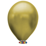 Globos Payaso Linking 12in Balloon Metallic Gold 50ct