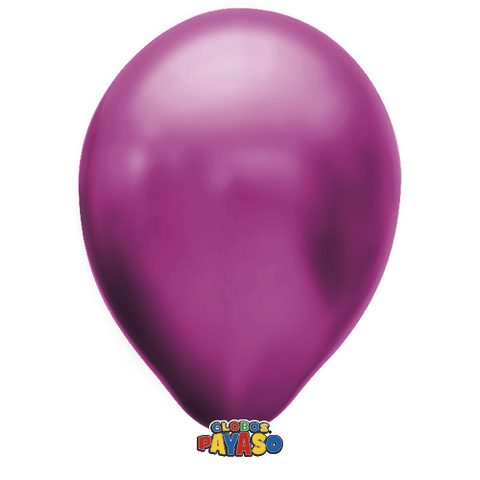 Globos Payaso 24in Balloon Metallic Mexican Pink 3ct