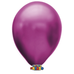 Globos Payaso 5in Balloon Metallic Mexican Pink 100ct