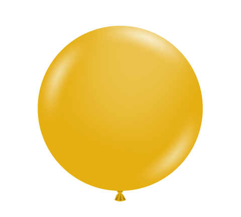 Tuftex 17in Mustard  Latex Balloon  25ct