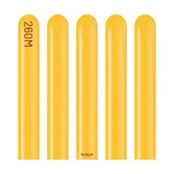 Kalisan Nozzle Up Standard Amber - 260 Modelling 2"/60", 50 Pieces