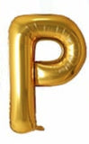 40in Foil Letter Balloons Gold, from A to Z Single Pack