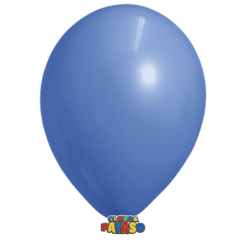 Globos Payaso 10in Balloon Pastel Dark Blue 50ct