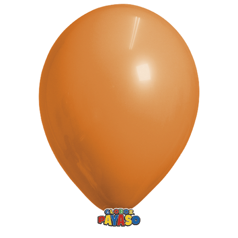 Globos Payaso 10in Balloon Pastel Orange 50ct