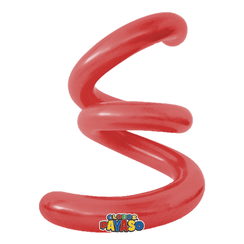 Globos Payaso 160 Twisting Balloon Pastel Red 50ct