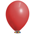 Globos Payaso 14in Balloon Pastel Red 25ct