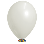 Globos Payaso 5in Balloon Pearlized White 50ct